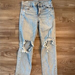 American Eagle Outfitters Light Blue Distressed Jeans